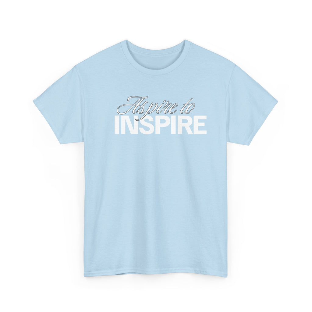 Aspire to Inspire T-Shirt | Inspirational Typography Tee