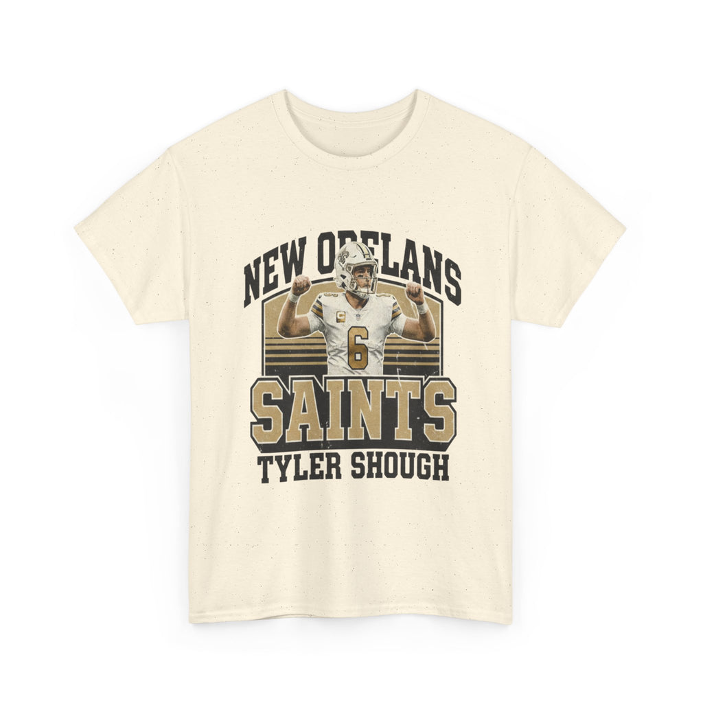 New Orleans Saints Tyler Shough Tee | Custom Name Jersey Style