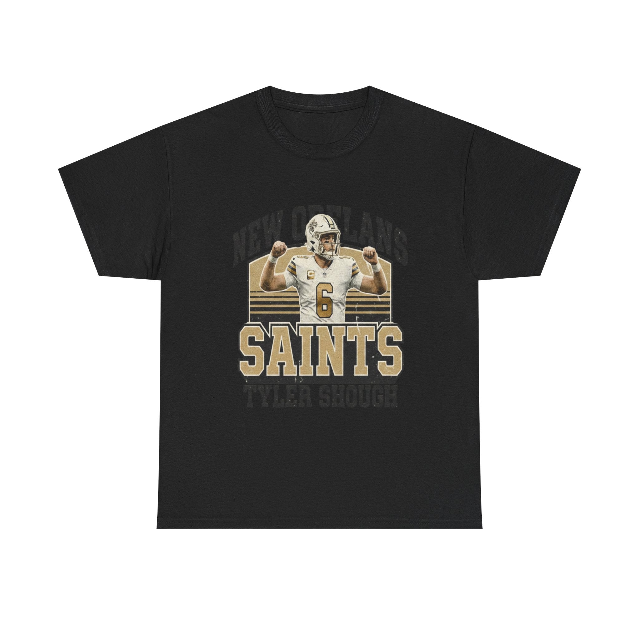 New Orleans Saints Tyler Shough Tee | Custom Name Jersey Style