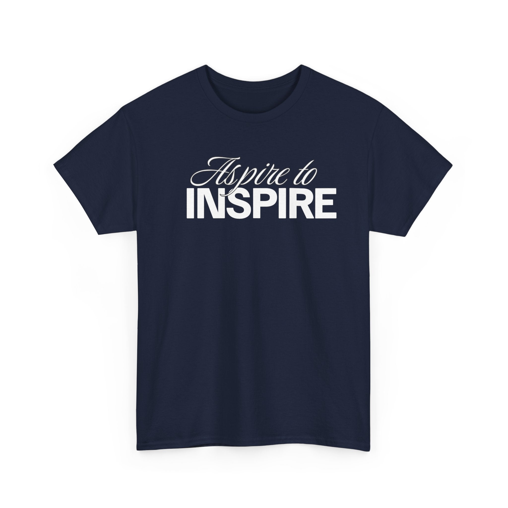Aspire to Inspire T-Shirt | Inspirational Typography Tee