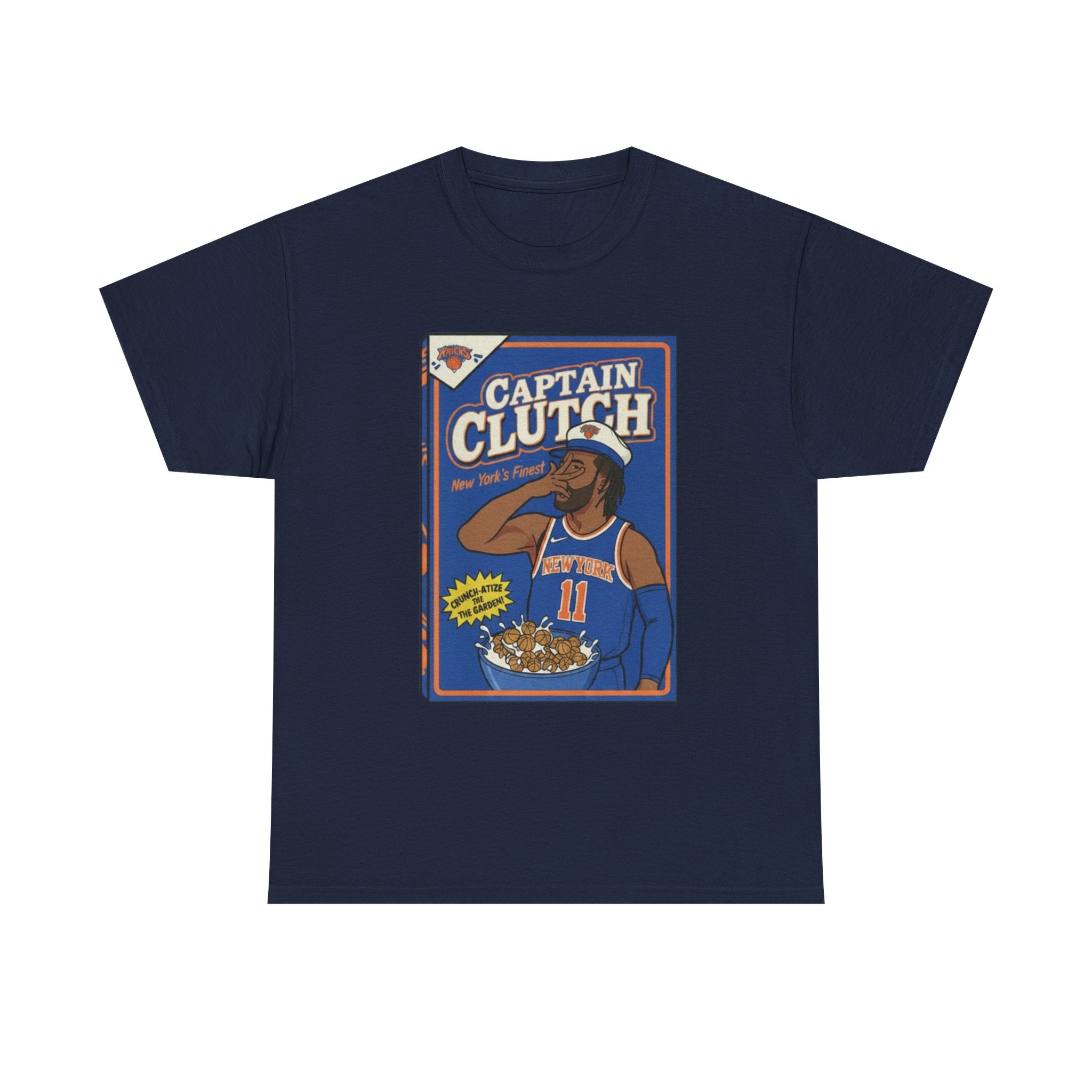 Captain Clutch Jalen Brunson Tee | basketball player graphic