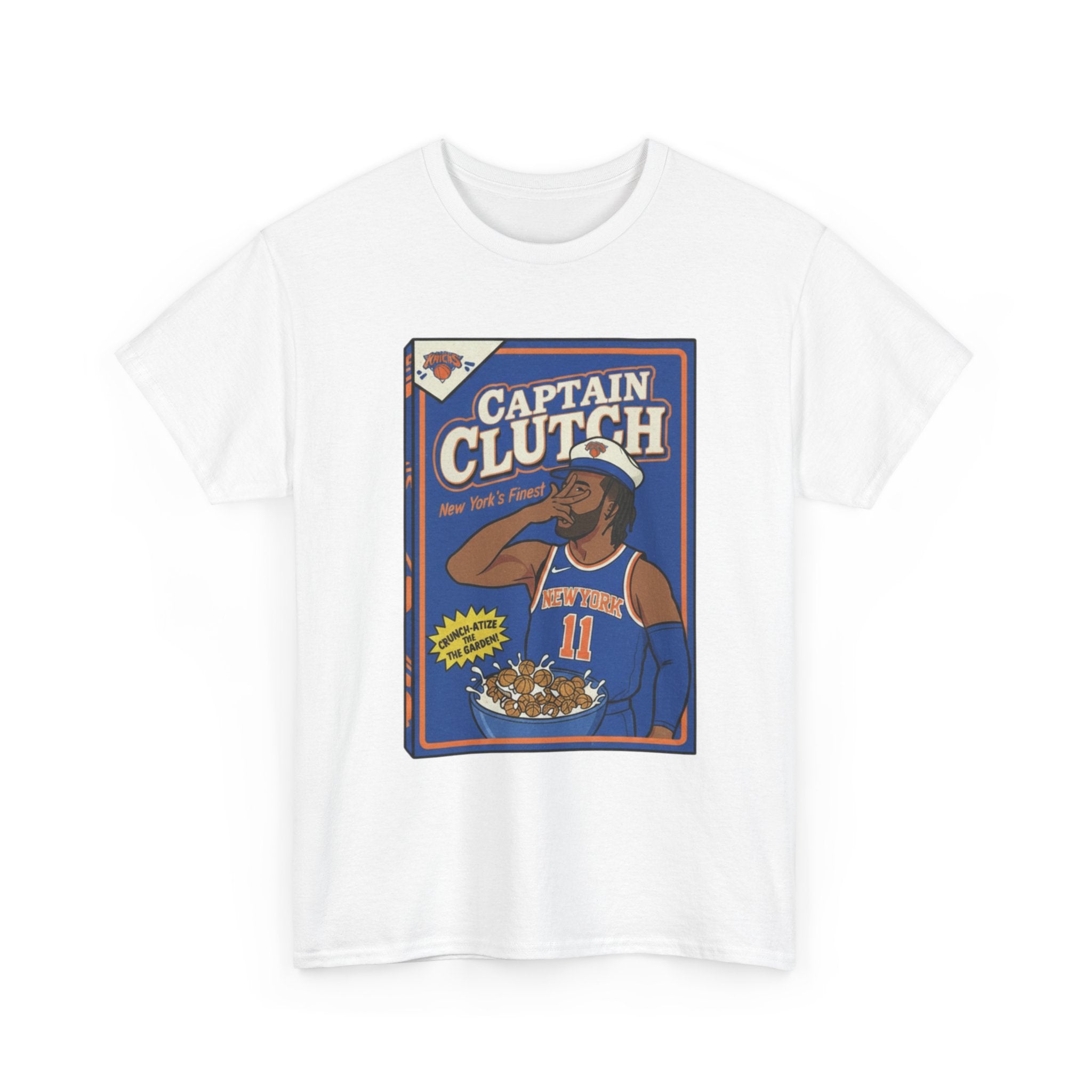 Captain Clutch Jalen Brunson Tee | basketball player graphic