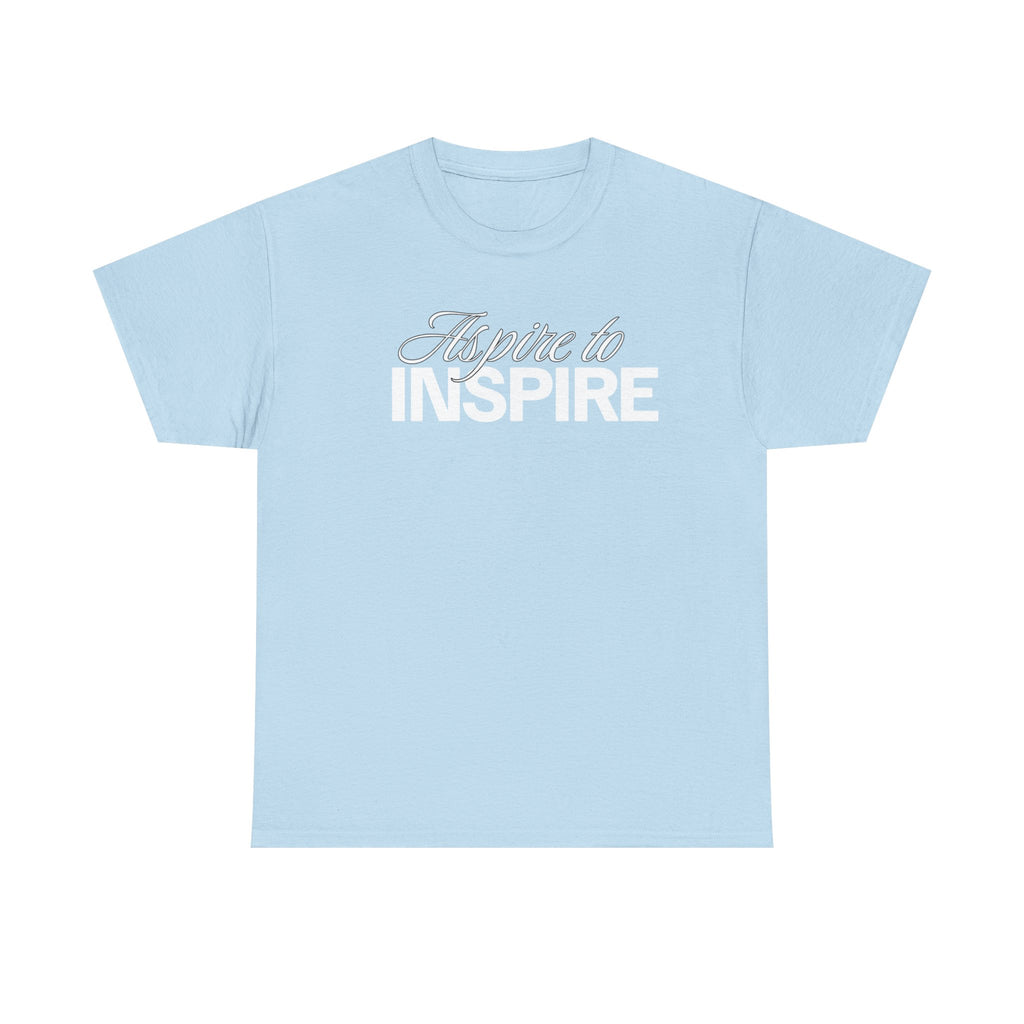 Aspire to Inspire T-Shirt | Inspirational Typography Tee