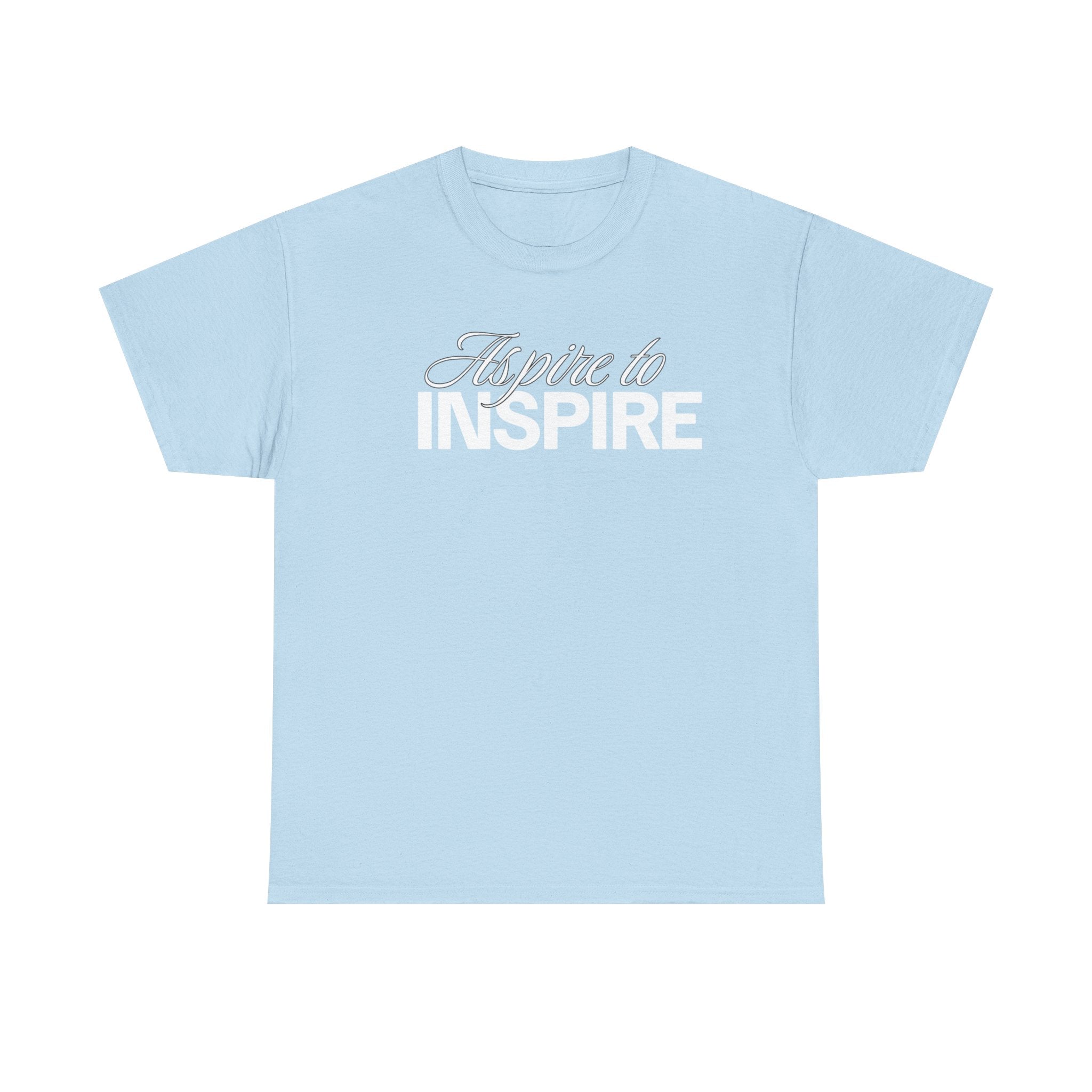 Aspire to Inspire T-Shirt | Inspirational Typography Tee