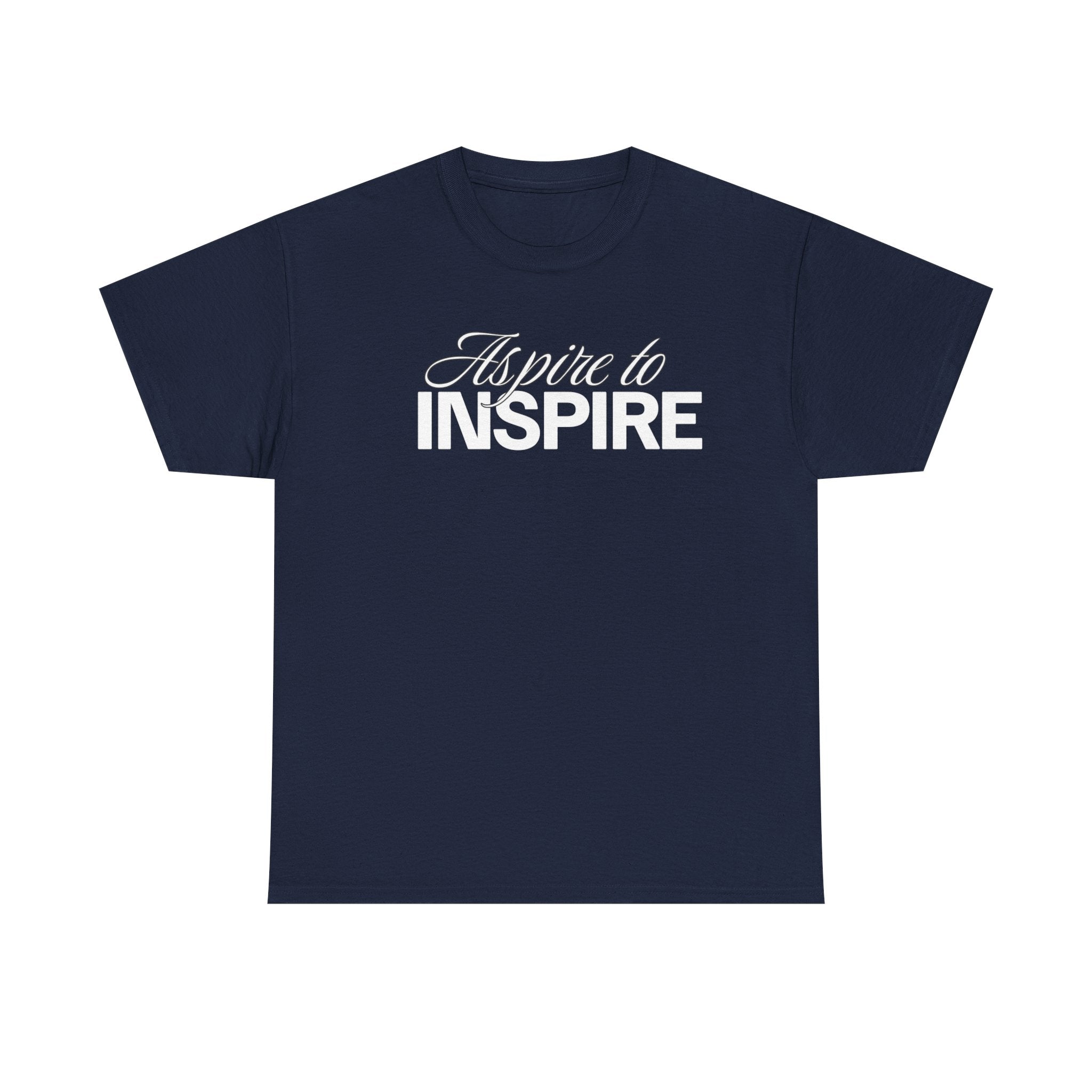 Aspire to Inspire T-Shirt | Inspirational Typography Tee