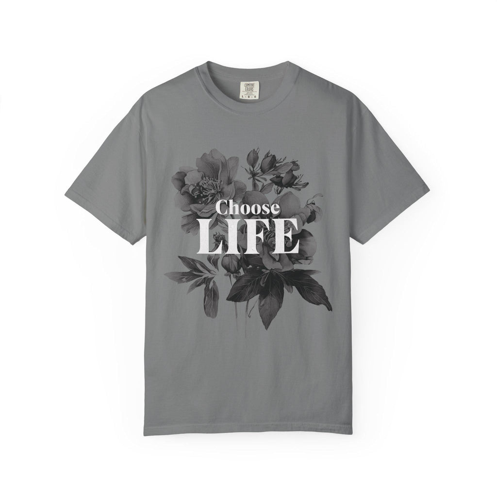 Choose Life Floral tee | Graphic T-Shirt