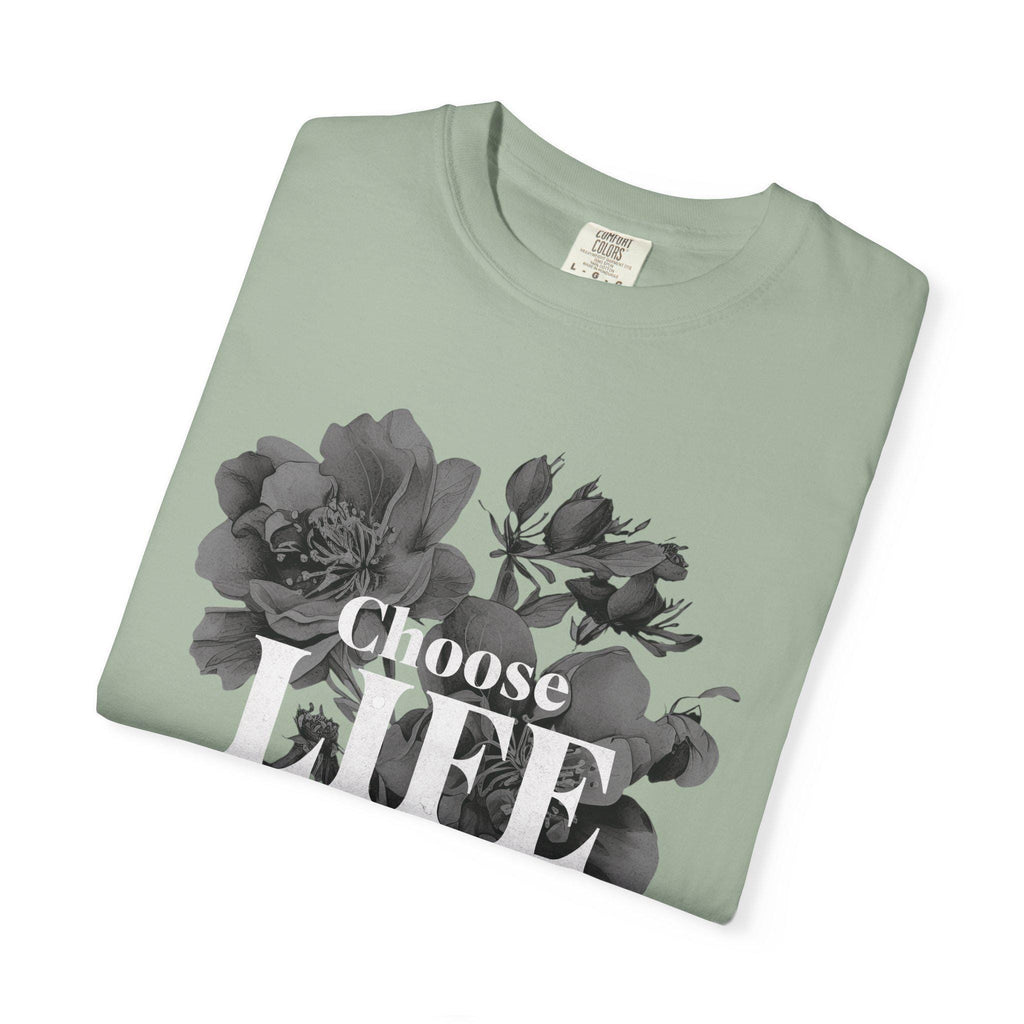 Choose Life Floral tee | Graphic T-Shirt