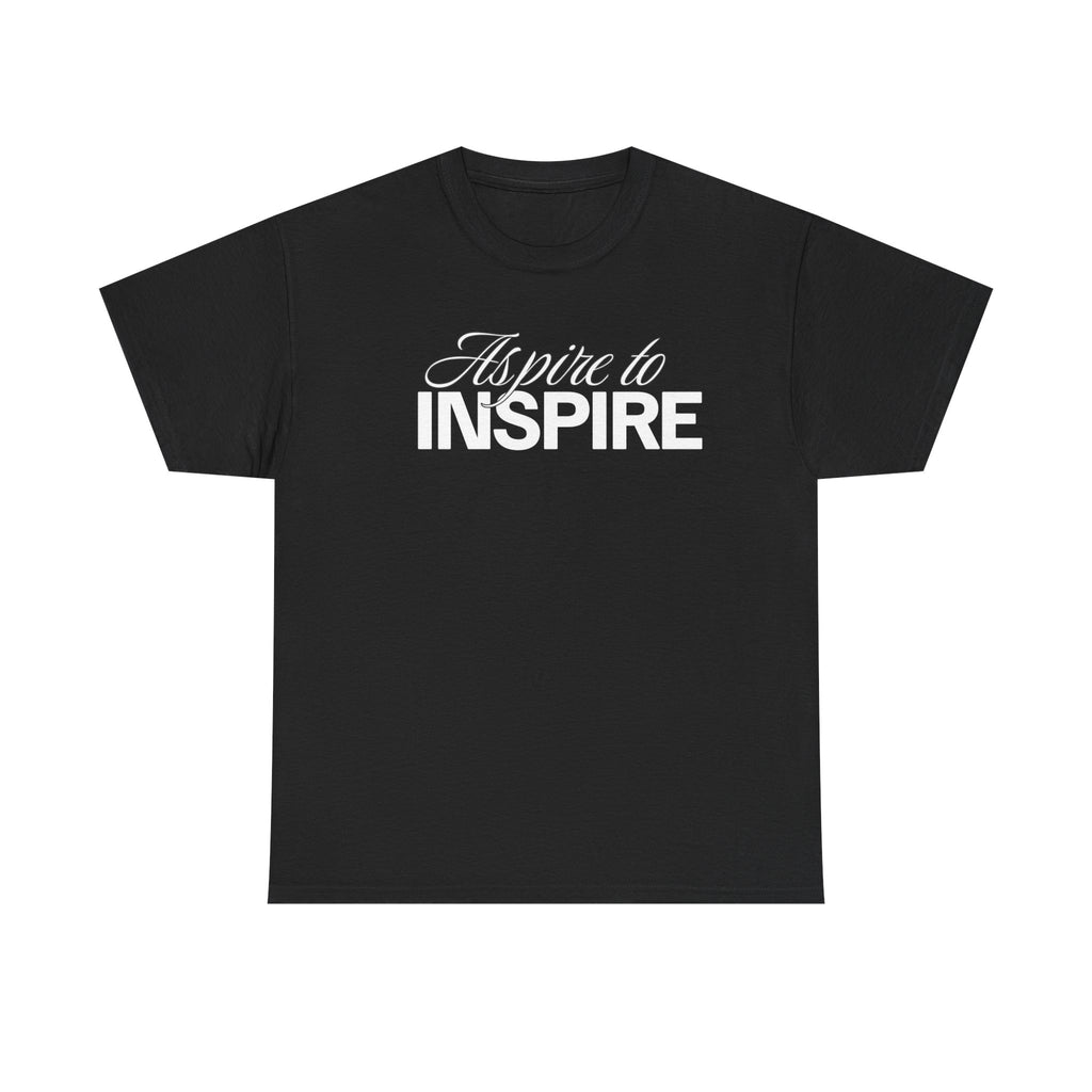 Aspire to Inspire T-Shirt | Inspirational Typography Tee