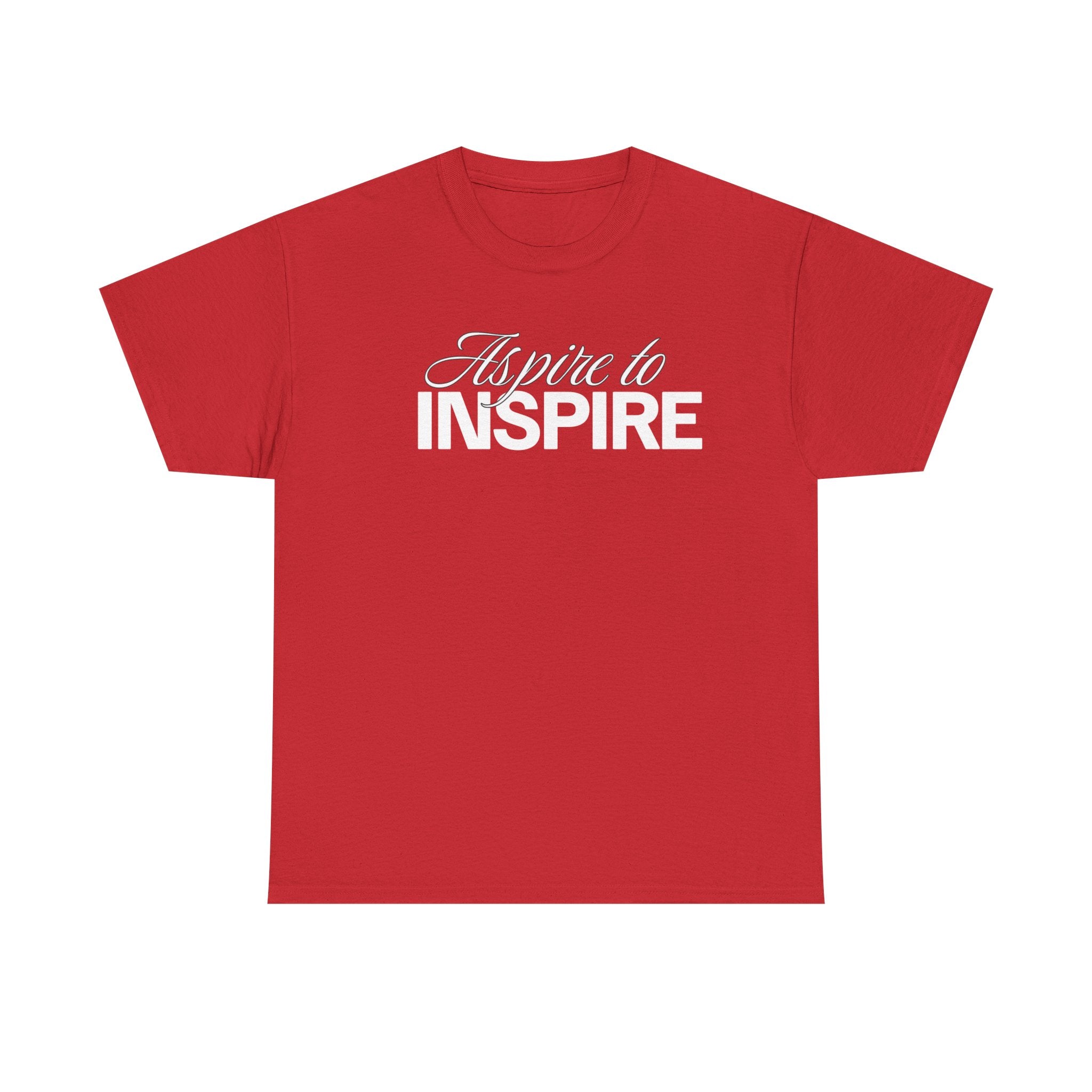 Aspire to Inspire T-Shirt | Inspirational Typography Tee
